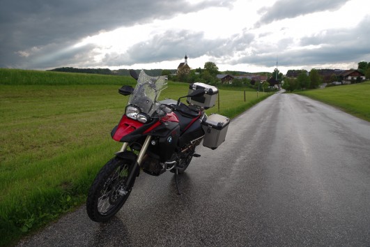 Alltag: Regen in Bayern. Kann auch schön sein.